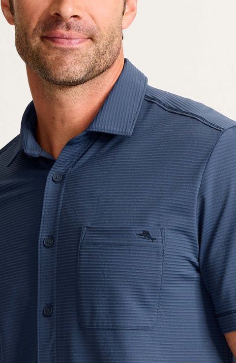 Costa Wave Short Sleeve Button-Up Shirt