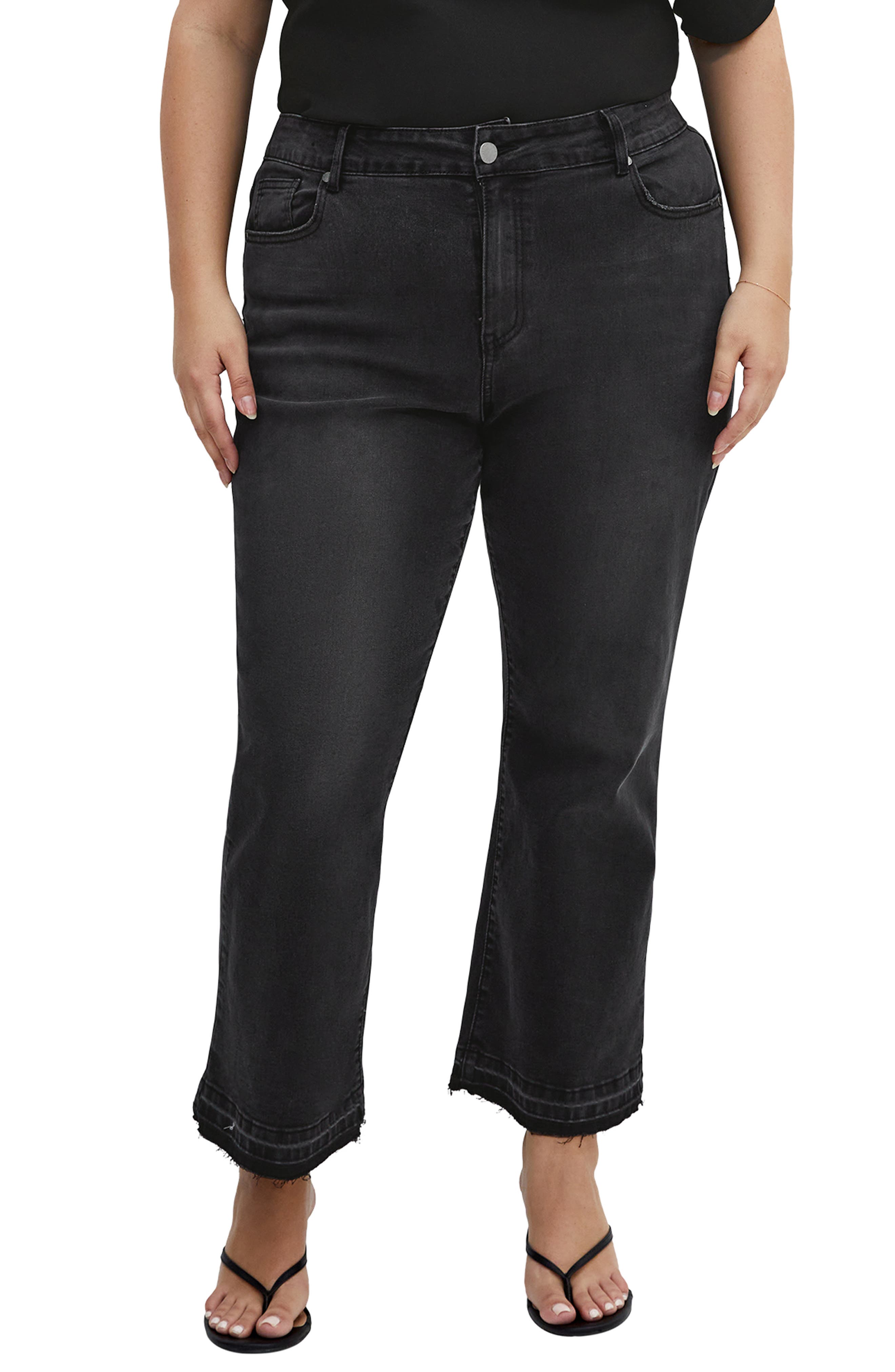 City Chic Paloma Kick Flare Jeans