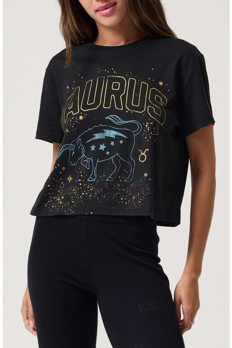 Taurus Mercury Graphic T-Shirt, Main, color, BLACK