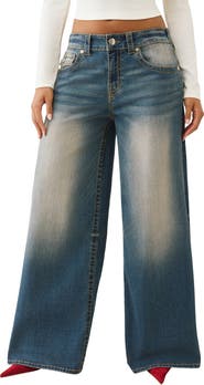 True Religion Jessie Wide Leg Jeans