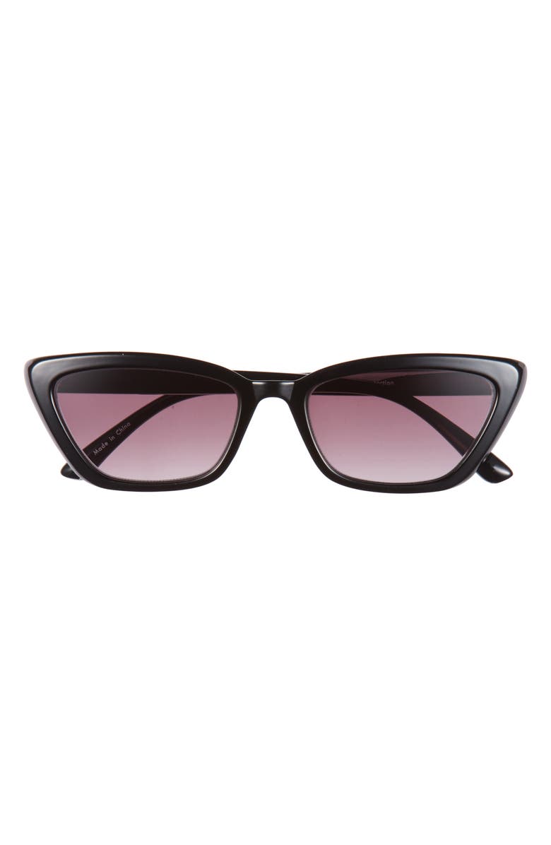 BP. Gradient Cat Eye Sunglasses, Main, color, Black