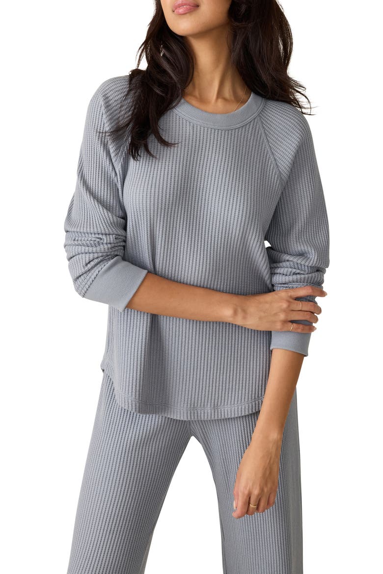 Legend™ Waffle Long Sleeve Top, Main, color, TRADEWINDS