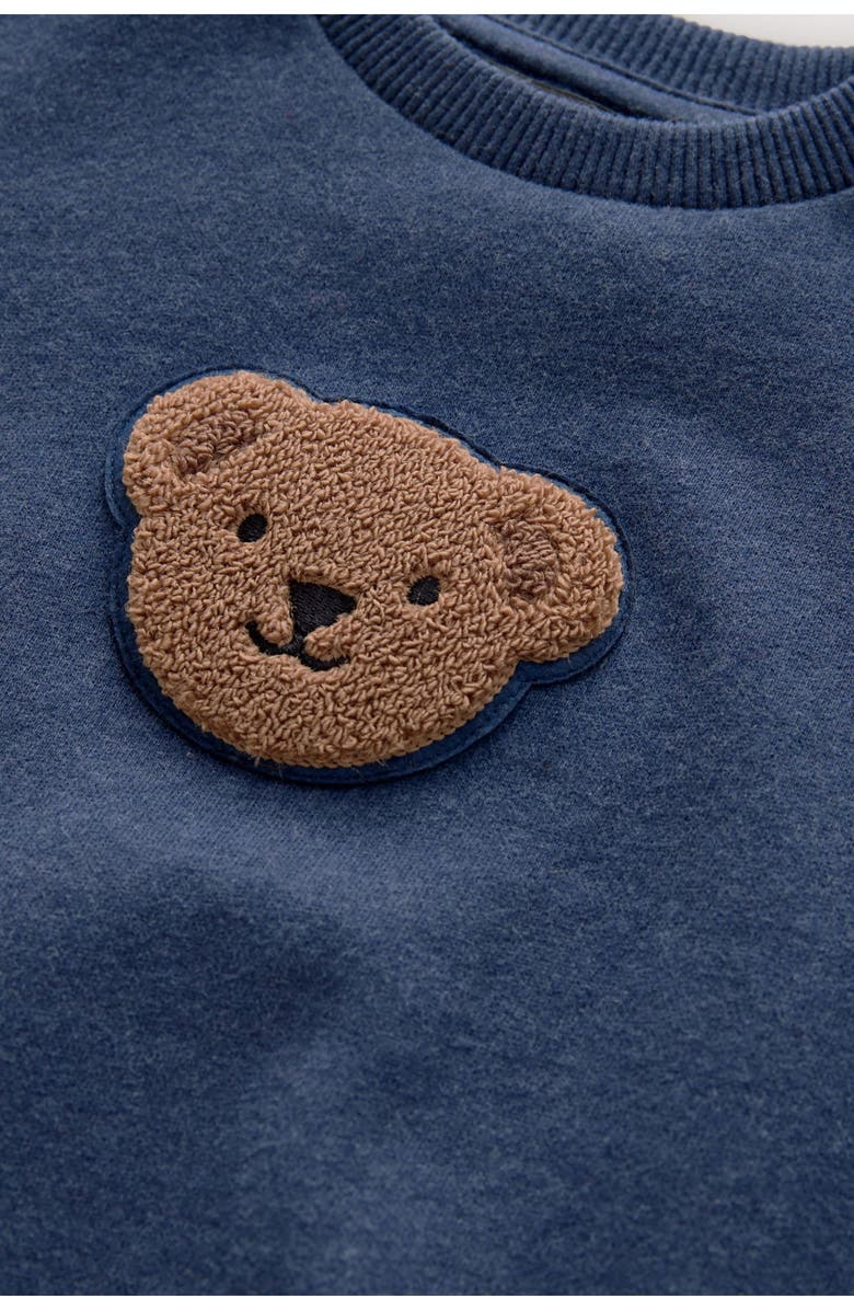 NEXT Kids' Bear Appliqué Sweatshirt, Alternate, color, Blue