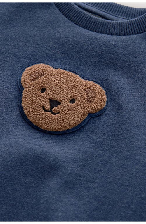Next Kids' Bear Appliqué Sweatshirt In Blue