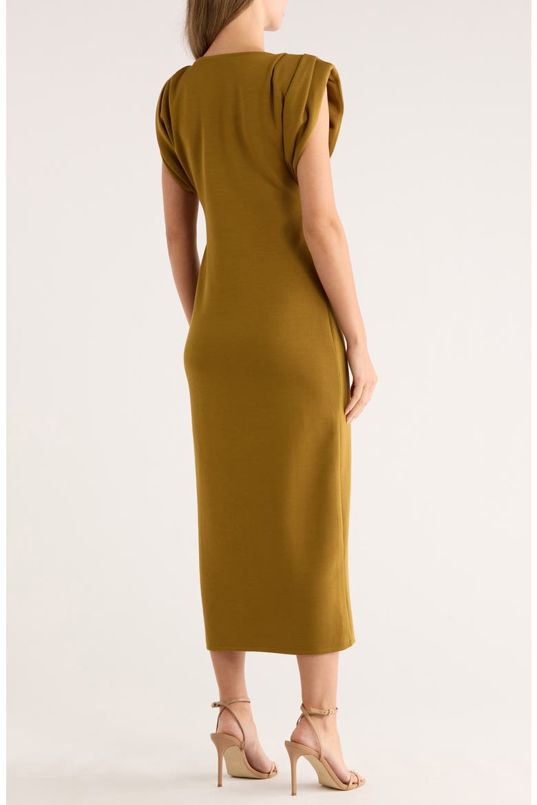 Jera Knit Midi Dress, Alternate, color, OLIVE
