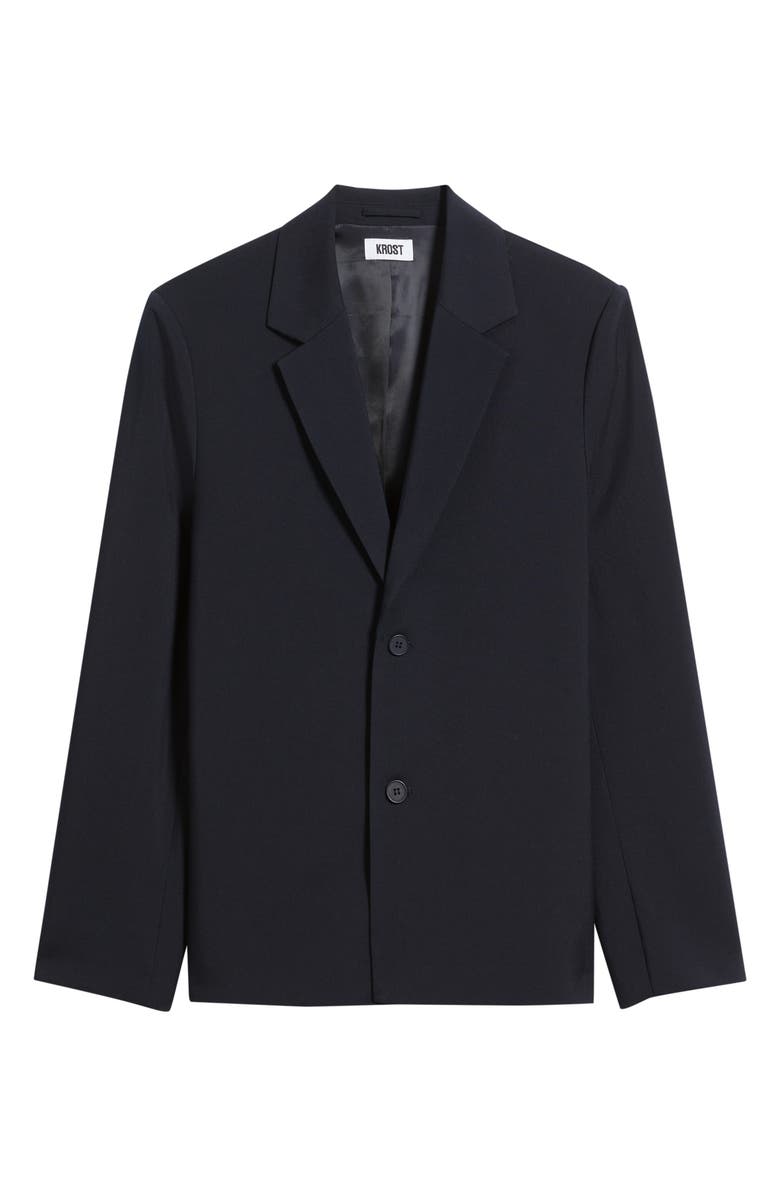 KROST Notch Lapel Blazer, Main, color, Dark Navy