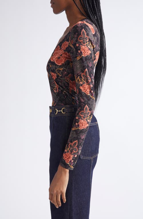 Ulla Johnson Aris Long Sleeve Knit Top In Multi
