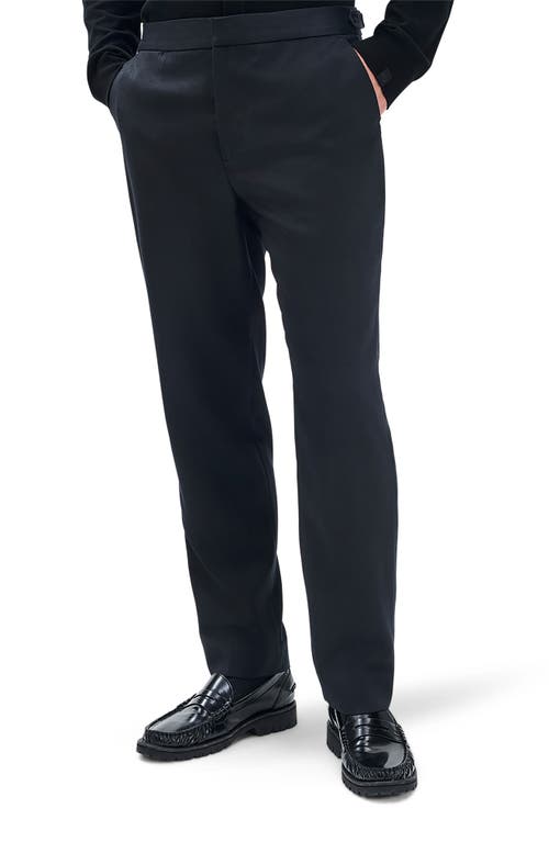 Rag & Bone Evan Side Stripe Wool Pants In Brown