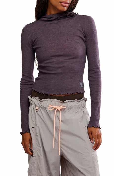 Free People FP Movement Breathe Easy Cotton Blend Hoodie