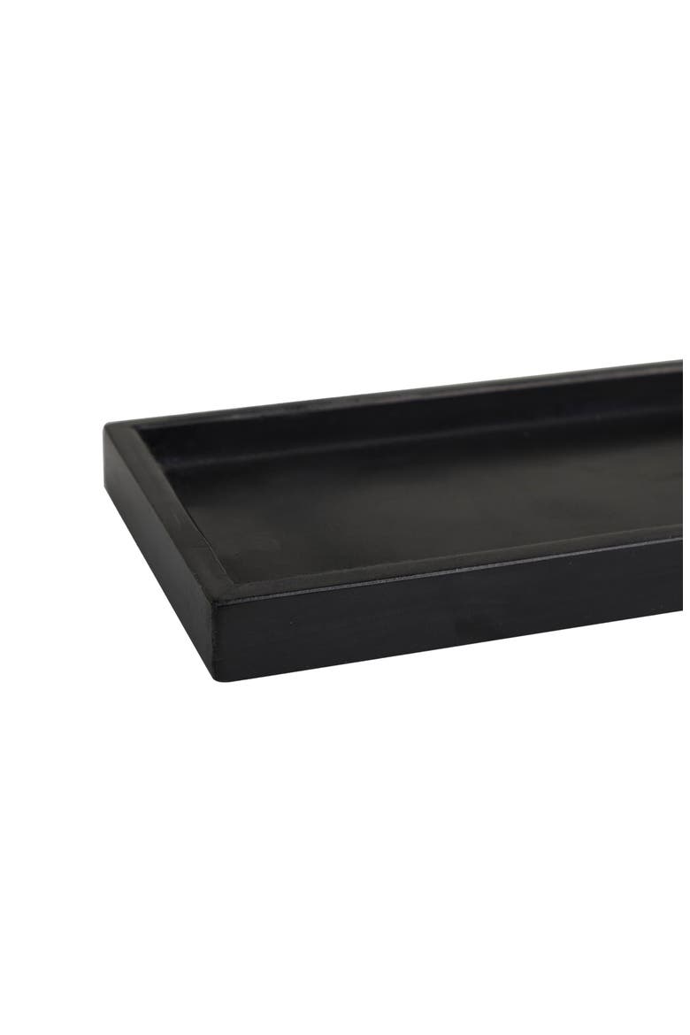 Set of 2 Marble Trays, Alternate, color, BLACK