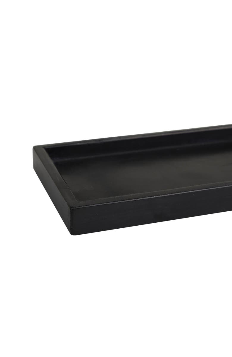 VIVIAN LUNE HOME Set of 2 Marble Trays, Alternate, color, Black