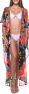 RANEES Floral Caftan Duster