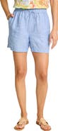 Tommy Bahama Two Palms Tie Waist Linen Shorts