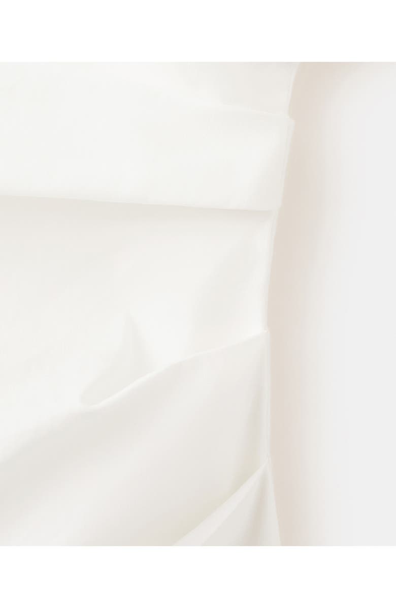 MANGO Asymmetric Long Sleeve Woven Shirt, Alternate, color, Off White