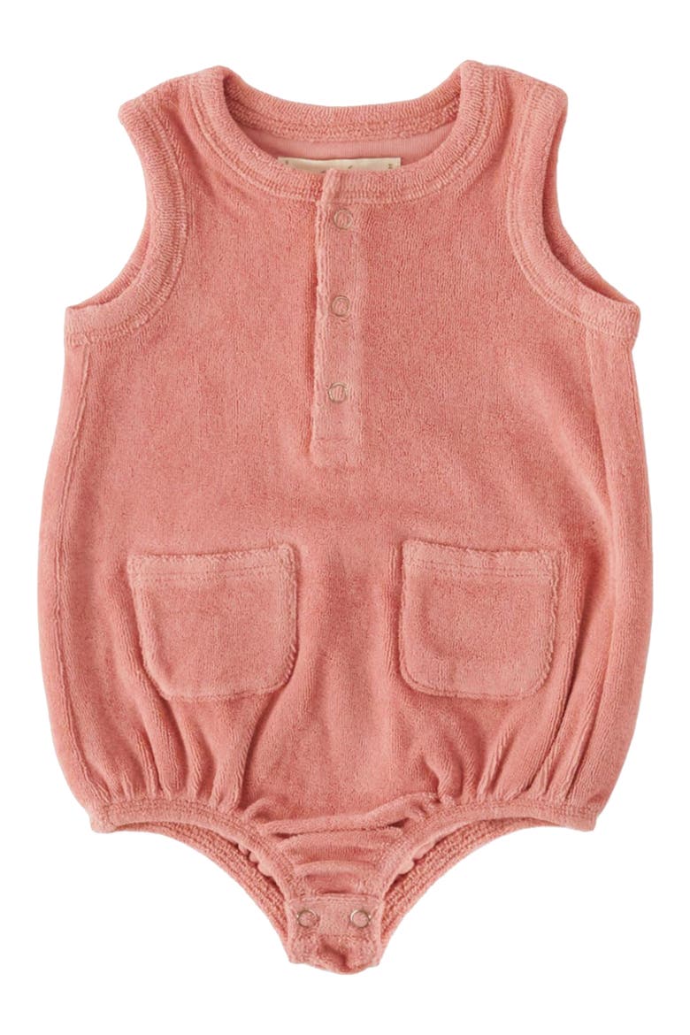 Classic Terry Bubble Romper, Main, color, SHELL