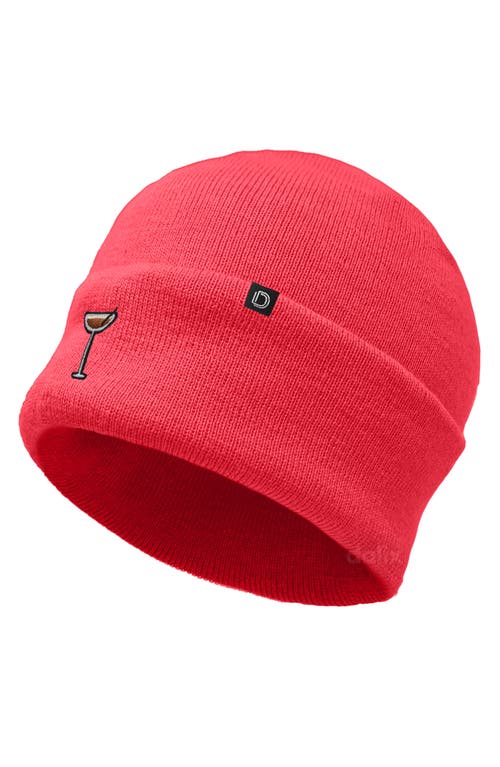 Dalix Espresso Martini Beanie Cap In Pink