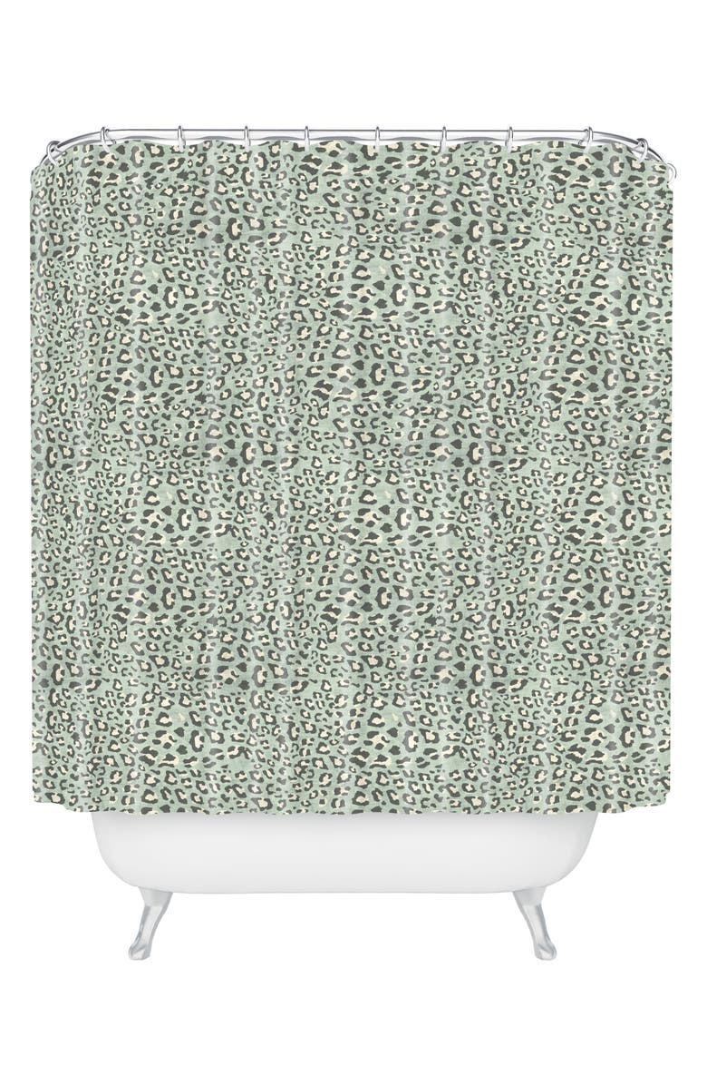 Deny Designs Dec Leo Shower Curtain, Main, color, 