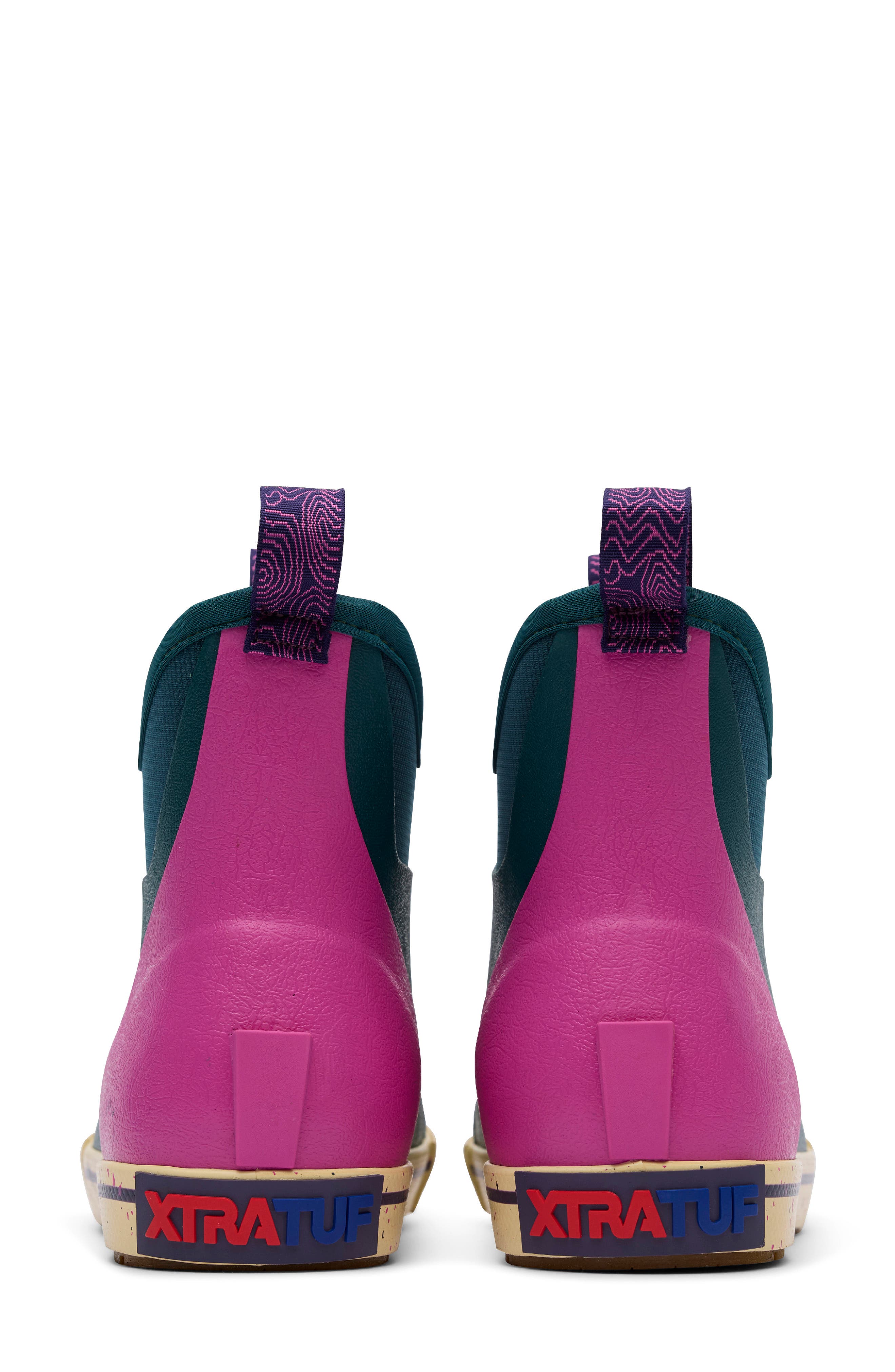 XTRATUF Waterproof Ankle Deck Boot, Alternate, color, Transformative Teal