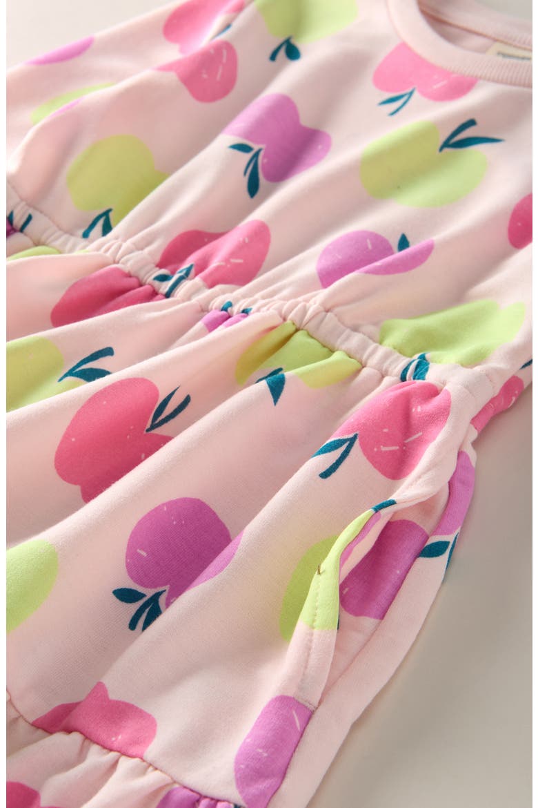 Kids' Pretty Tiered Dress, Alternate, color, PINK BALM POP APPLES