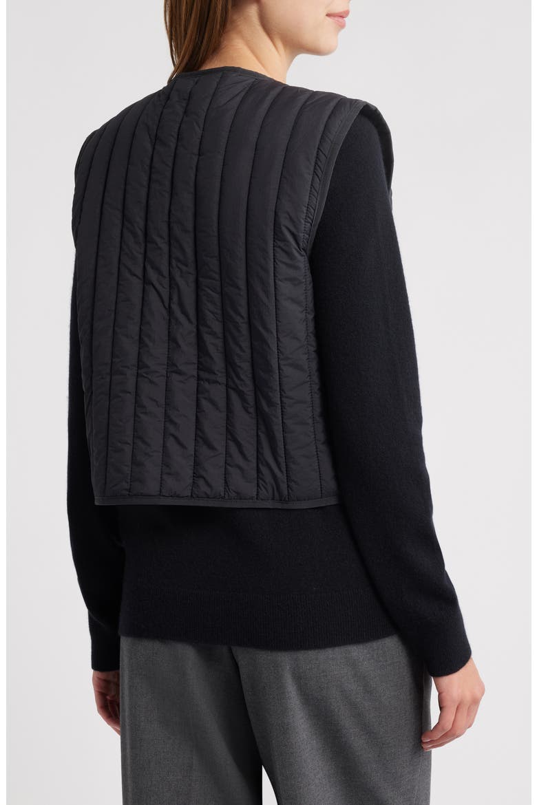 Banja Water Resistant Crop Liner Vest, Alternate, color, NAVY