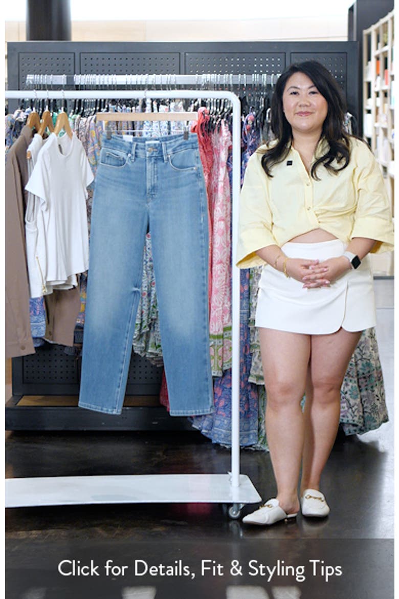 Good Legs Soft-Tech High Waist Ankle Straight Leg Jeans video