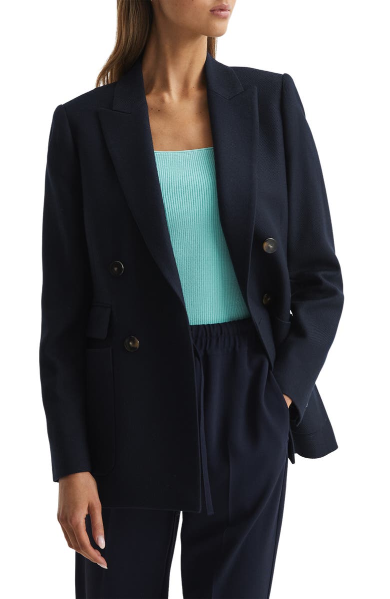 Reiss Larsson Double Breasted Blazer, Main, color,
