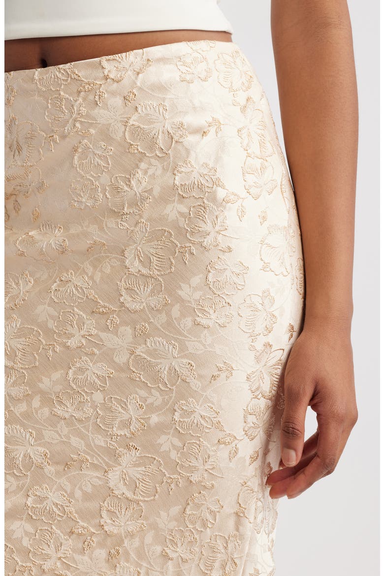 Mara Embroidered Maxi Skirt, Alternate, color, IVORY