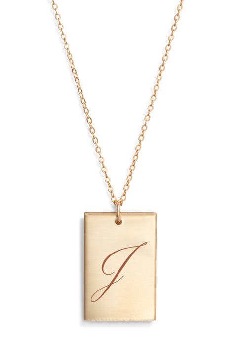 Stella Initial Pendant Necklace