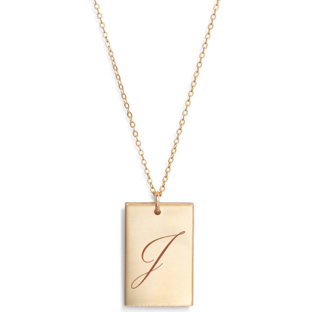 Set & Stones Stella Initial Pendant Necklace