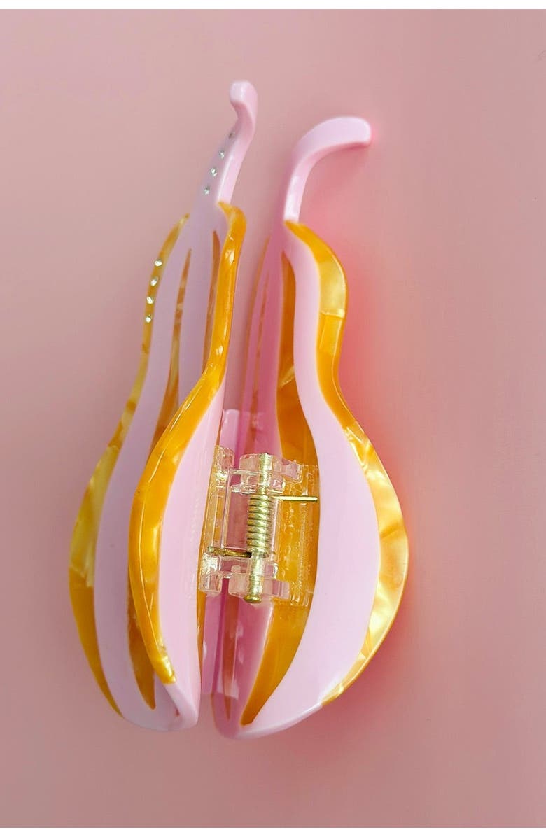 Centinelle Pink Squash Hair Claw, Alternate, color, Pink