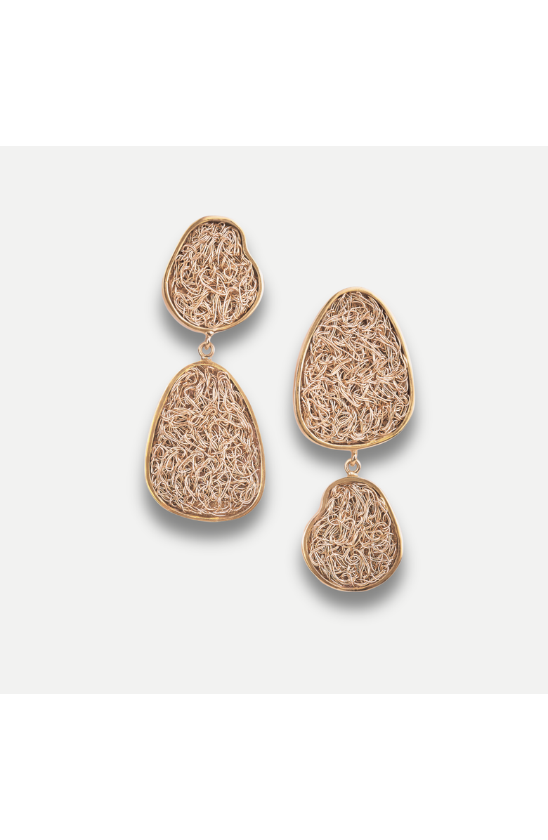 Daniela Millan Jewelry Ancestral Asymmetrical Drop Earrings, Main, color, Gold