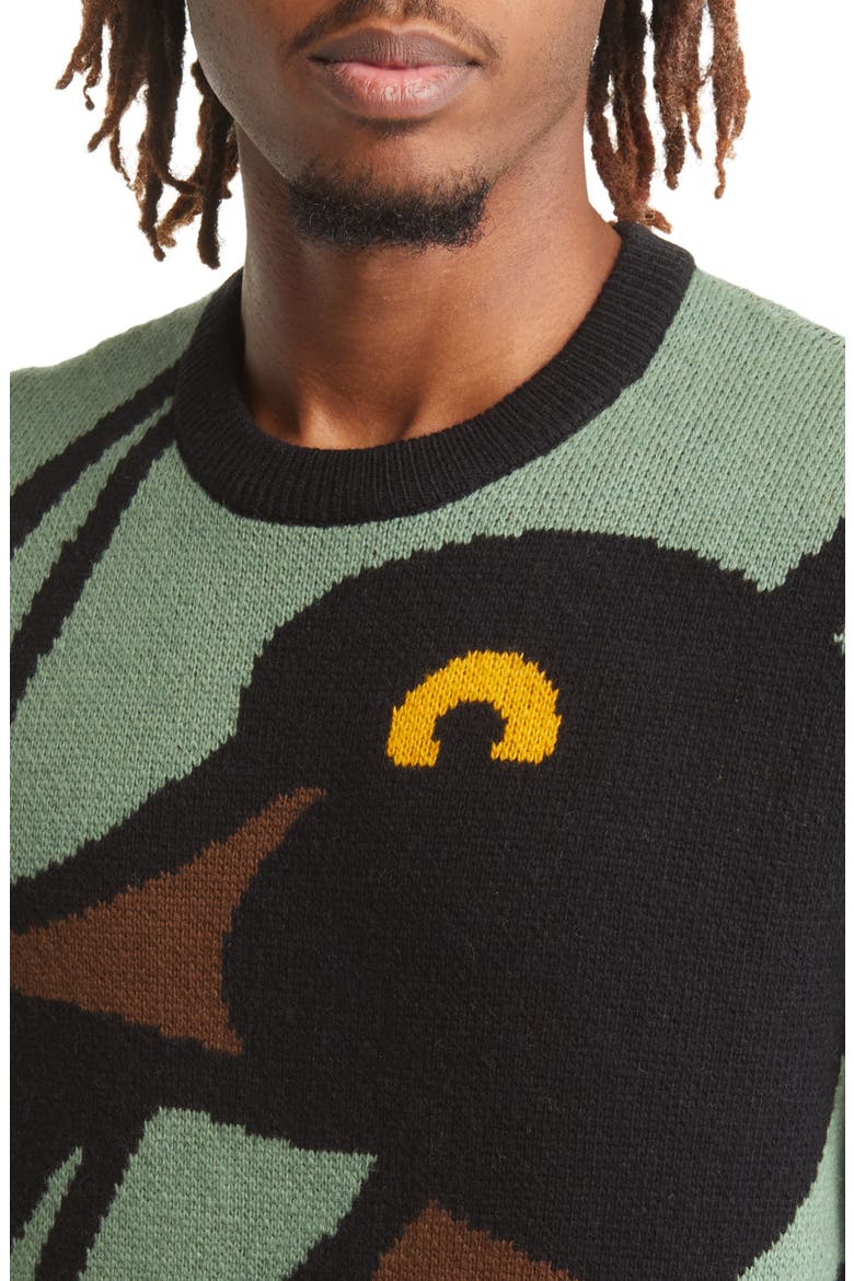 Duck Pond Wool Blend Sweater, Alternate, color, POND JACQUARD
