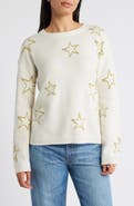 Caslon® Star Jacquard Sweater