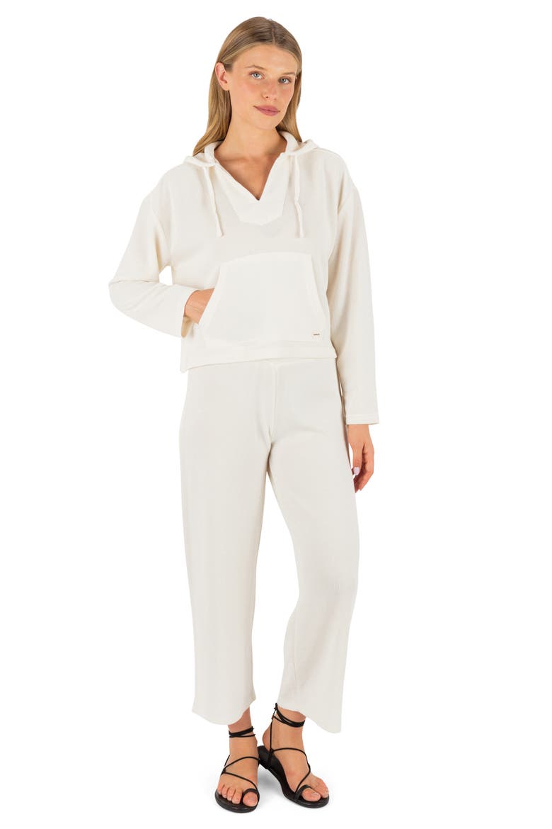Positano Rib Hoodie, Alternate, color, TOFU