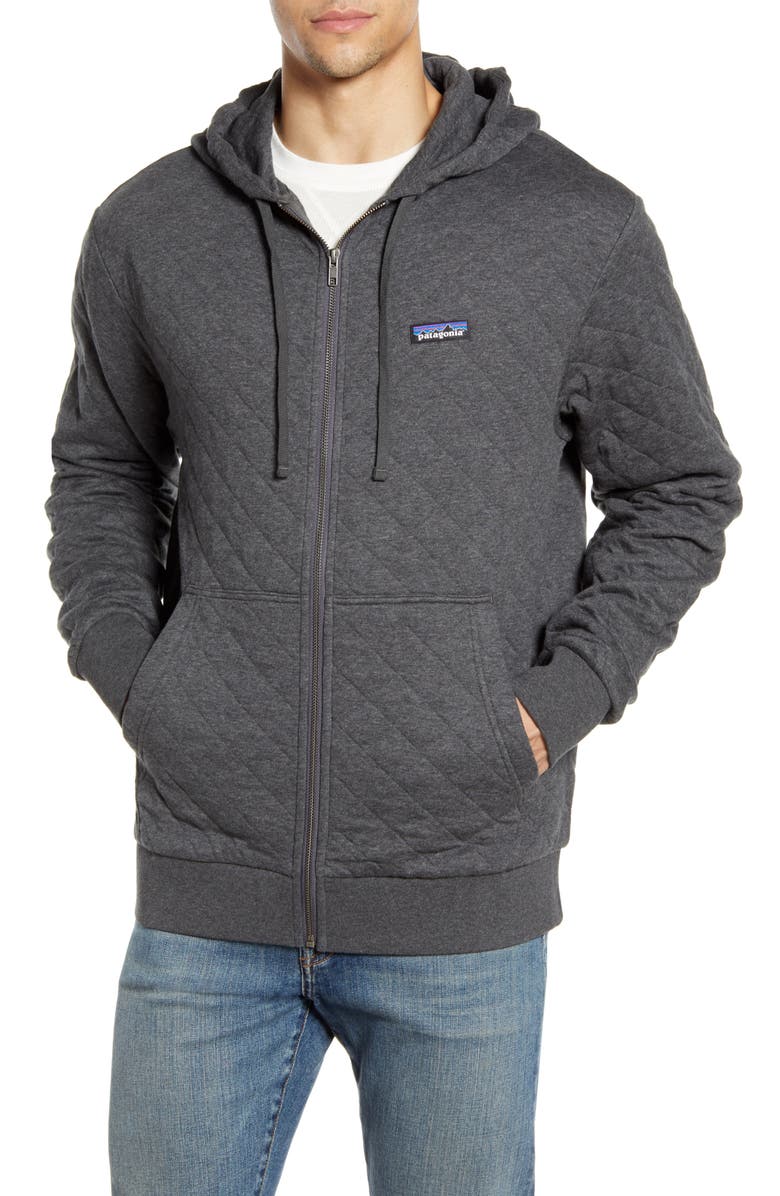 Patagonia Quilted Zip Hoodie, Alternate, color, 