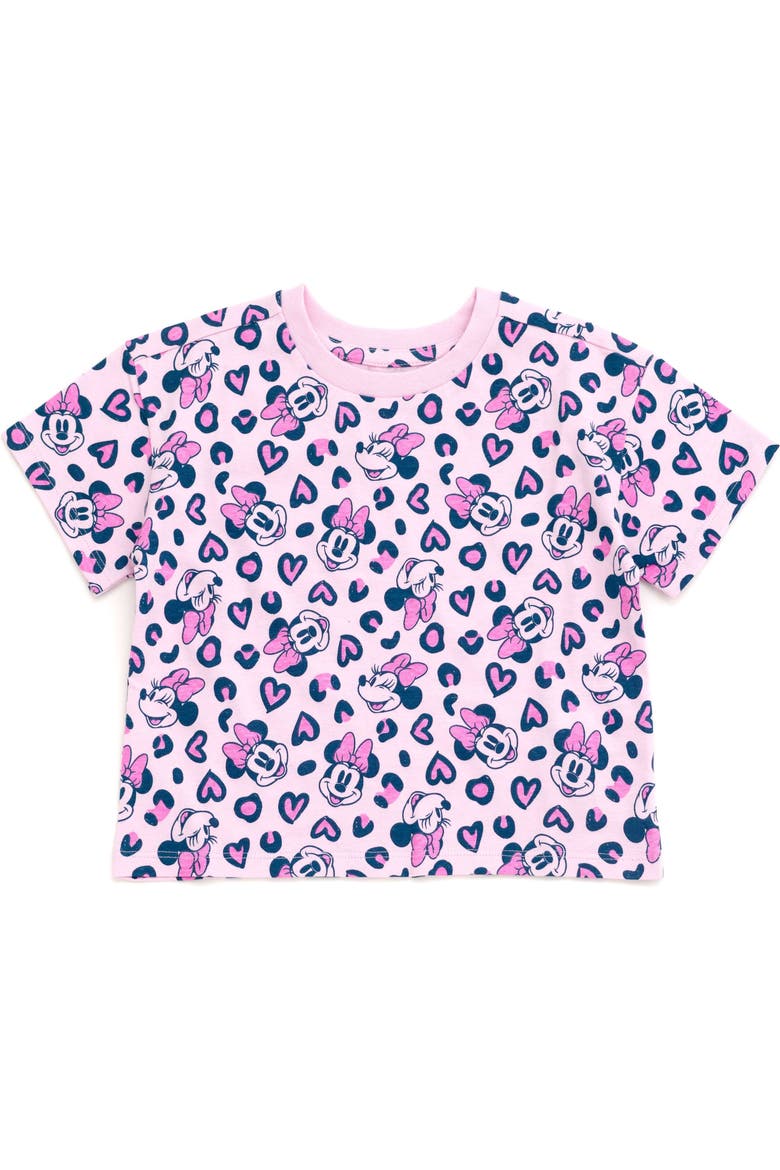 Minnie Mouse 3-Pack Short Sleeve T-Shirts, Alternate, color, Pink Ivory Lavender
