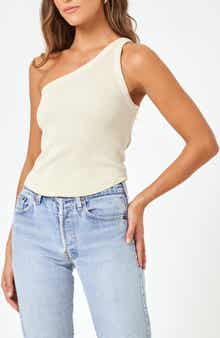 LSPACE Kylie One-Shoulder Cover-Up Tank