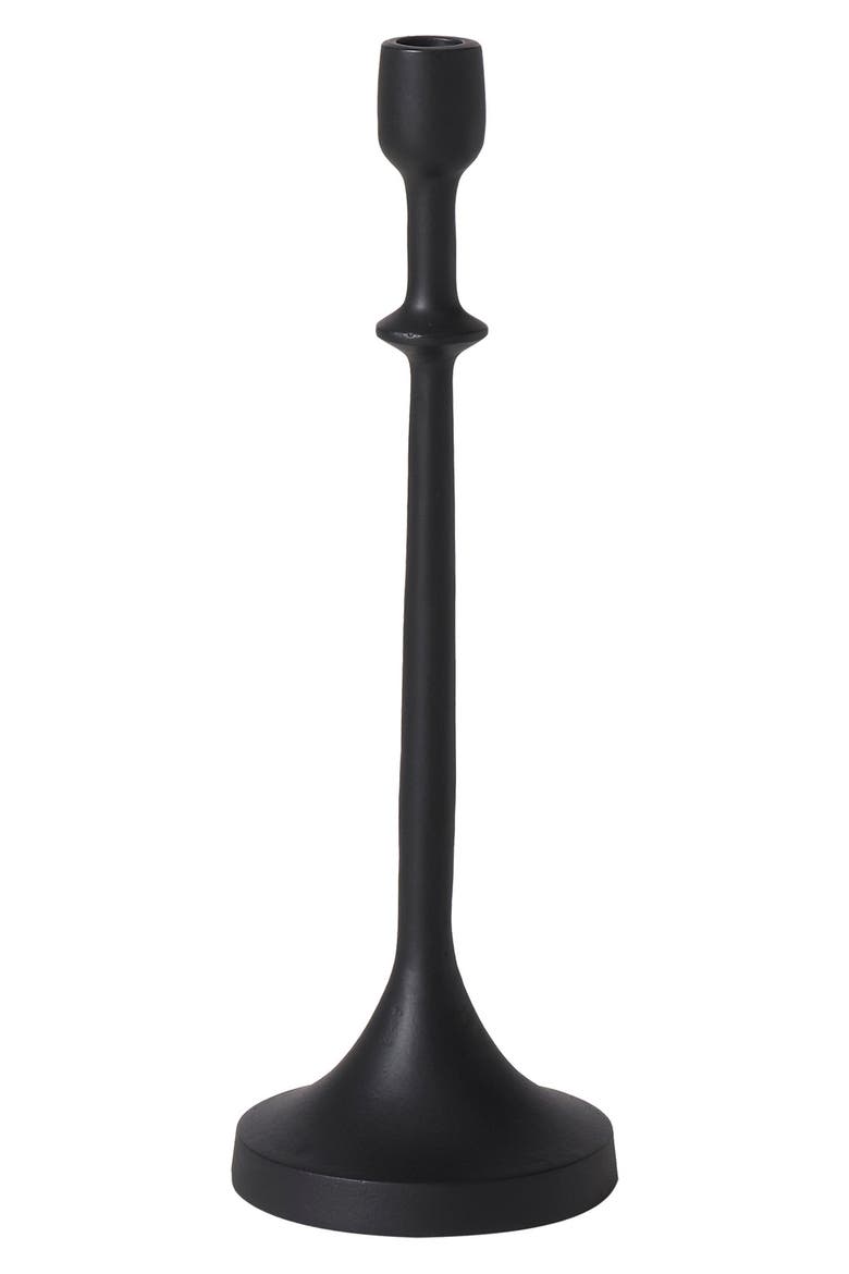 Set of 2 Candleholders, Alternate, color, BLACK