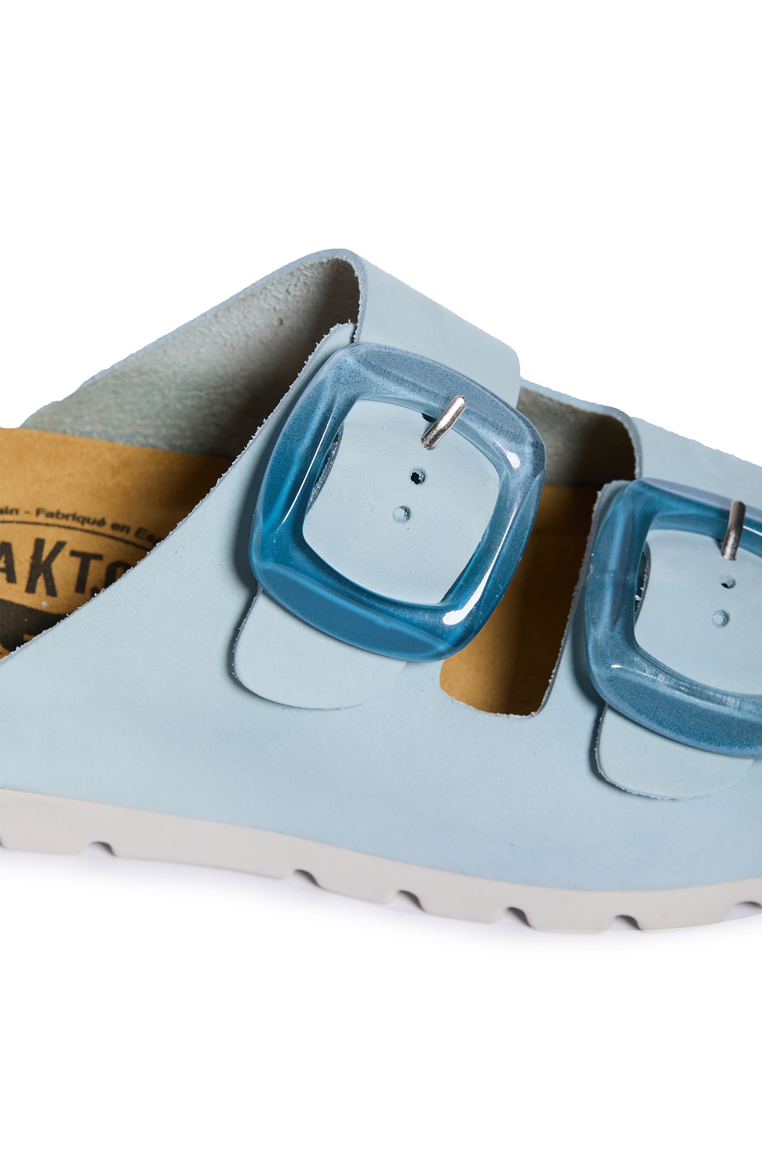 Plakton Calla Slide Sandal, Alternate, color, Celeste