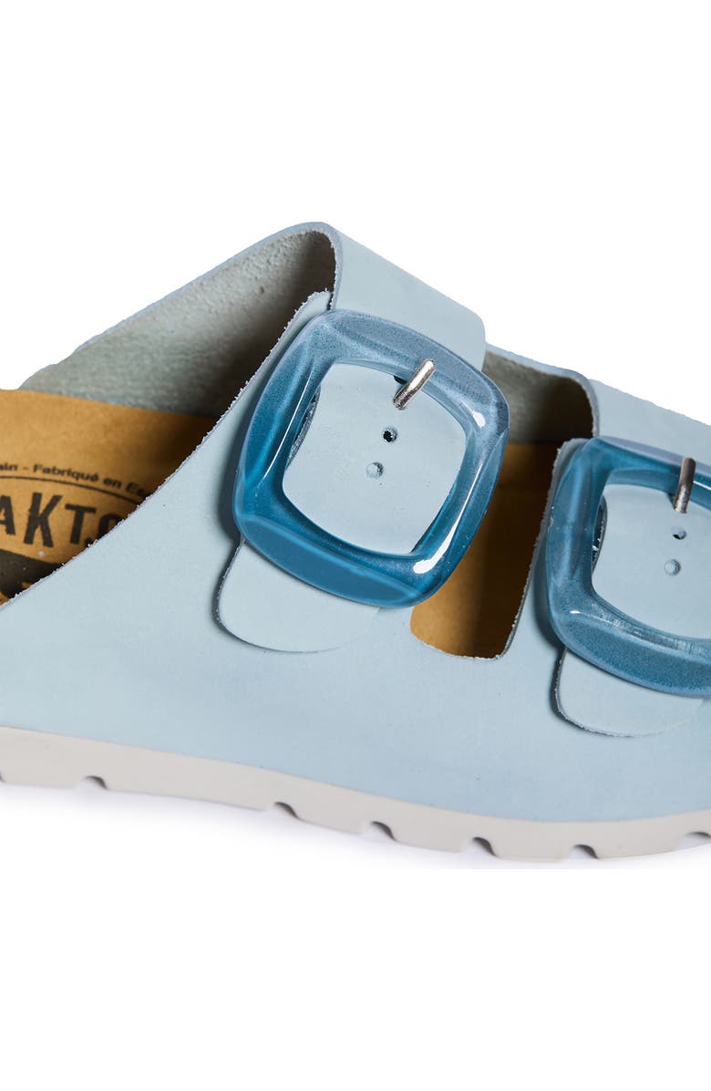 Plakton Calla Slide Sandal, Alternate, color, Celeste