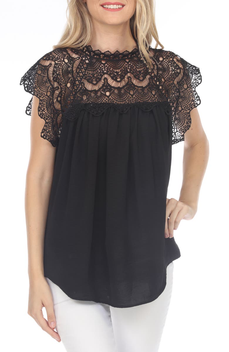 RAIN Airflow Lace Top, Main, color,