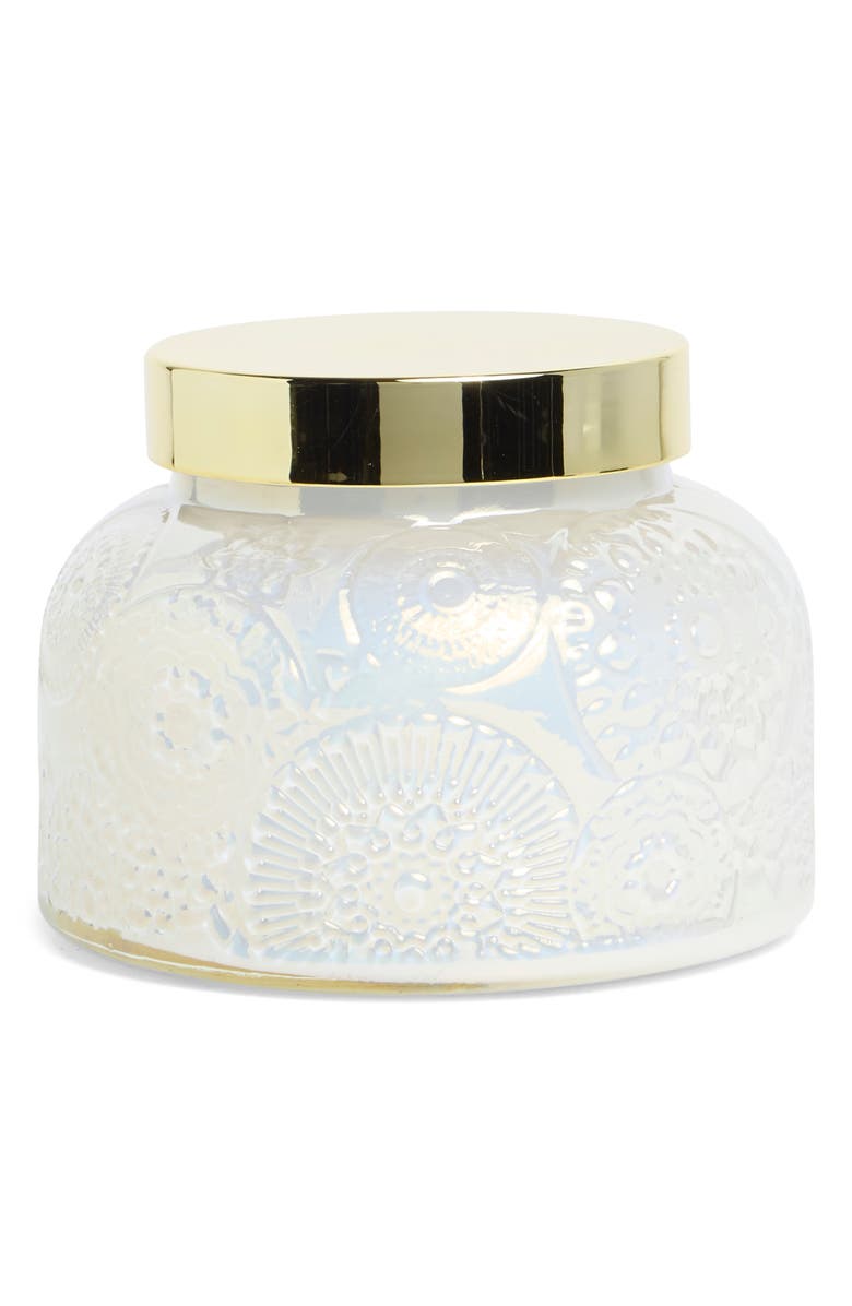 PORTOFINO CANDLES White Mango Garden Jar Candle, Main, color, White