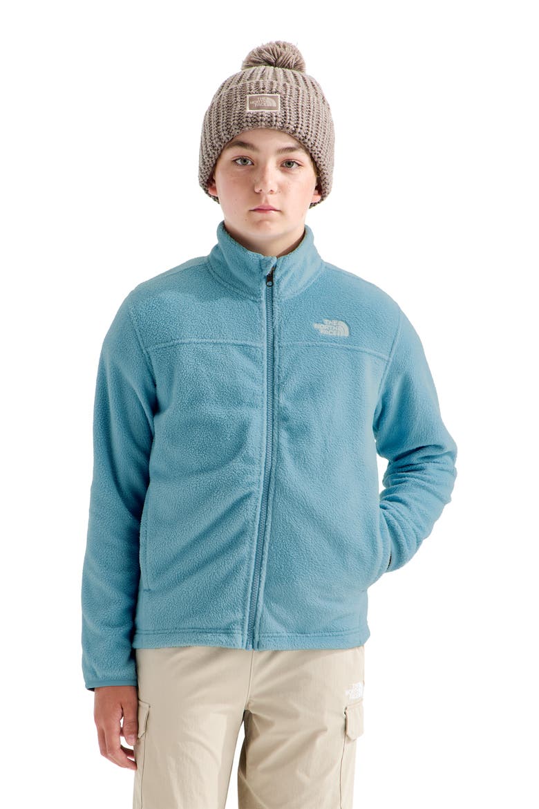 Kids' Antora Triclimate® Jacket, Alternate, color, PALE TEAL/ GRANITE GREY