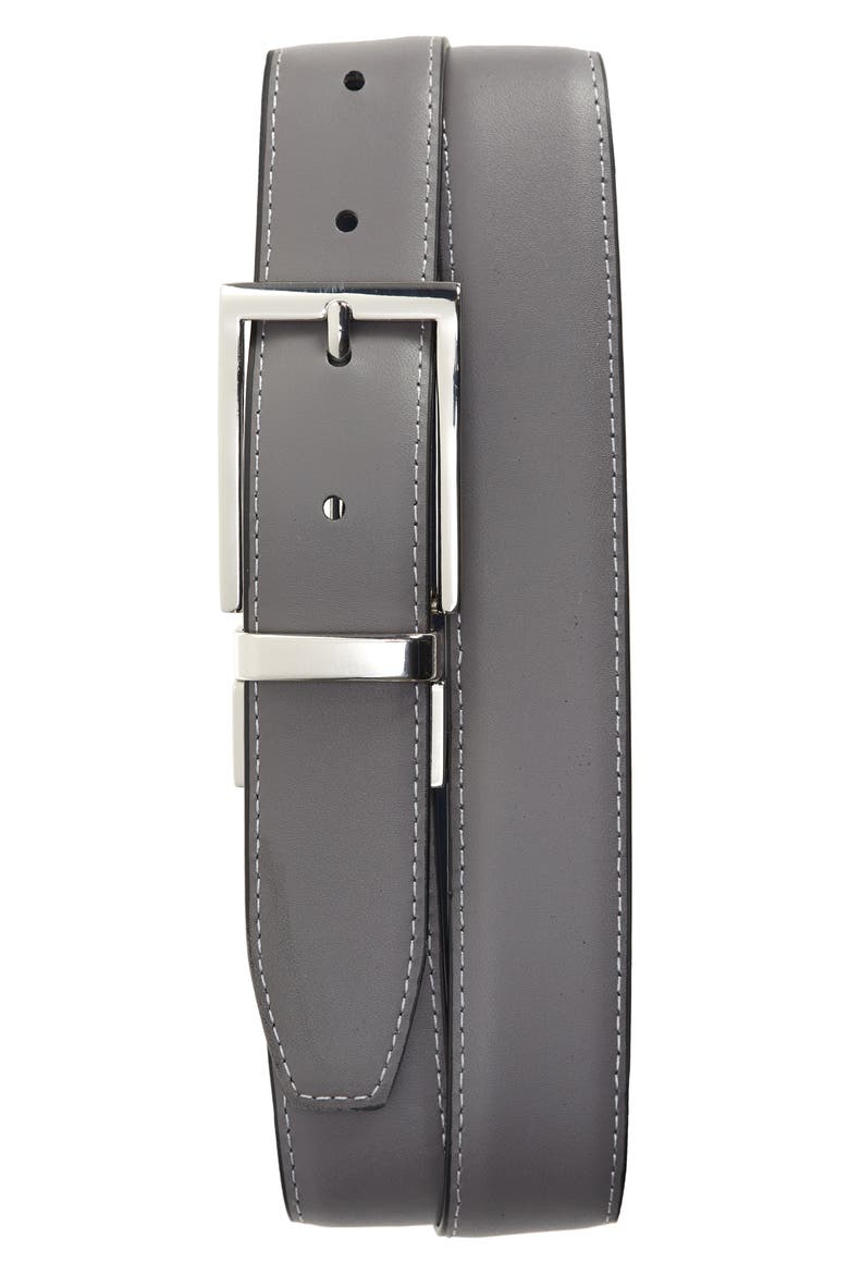 Men's Shop Newman Reversible Leather Belt, Alternate, color, NAVY COMBO