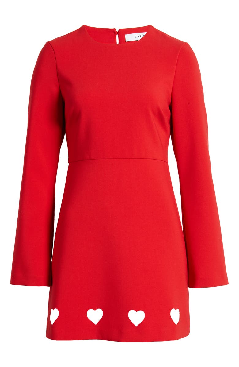 LIKELY Leva Long Sleeve Cocktail Dress, Alternate, color, 