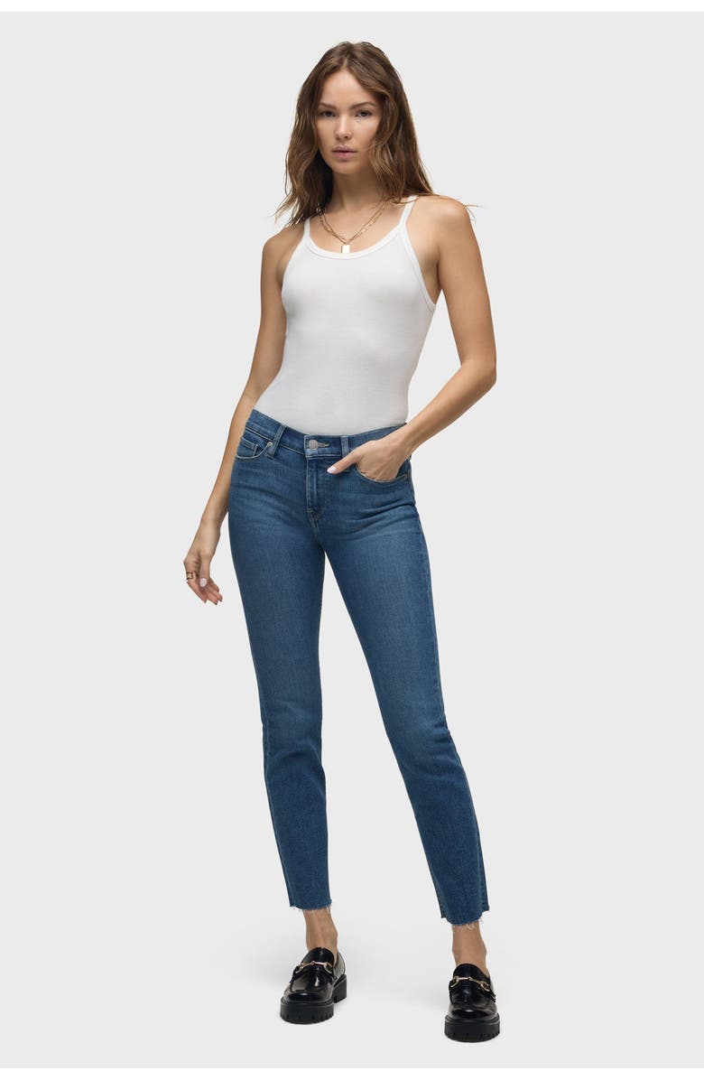Hudson Jeans Nico Mid-Rise Straight Crop, Alternate, color, Penny