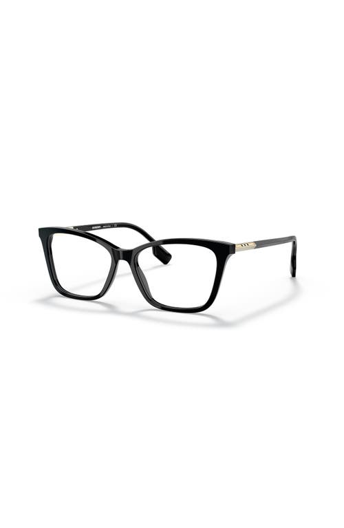 Burberry 55mm Cat Eye Optical Glasses In Black