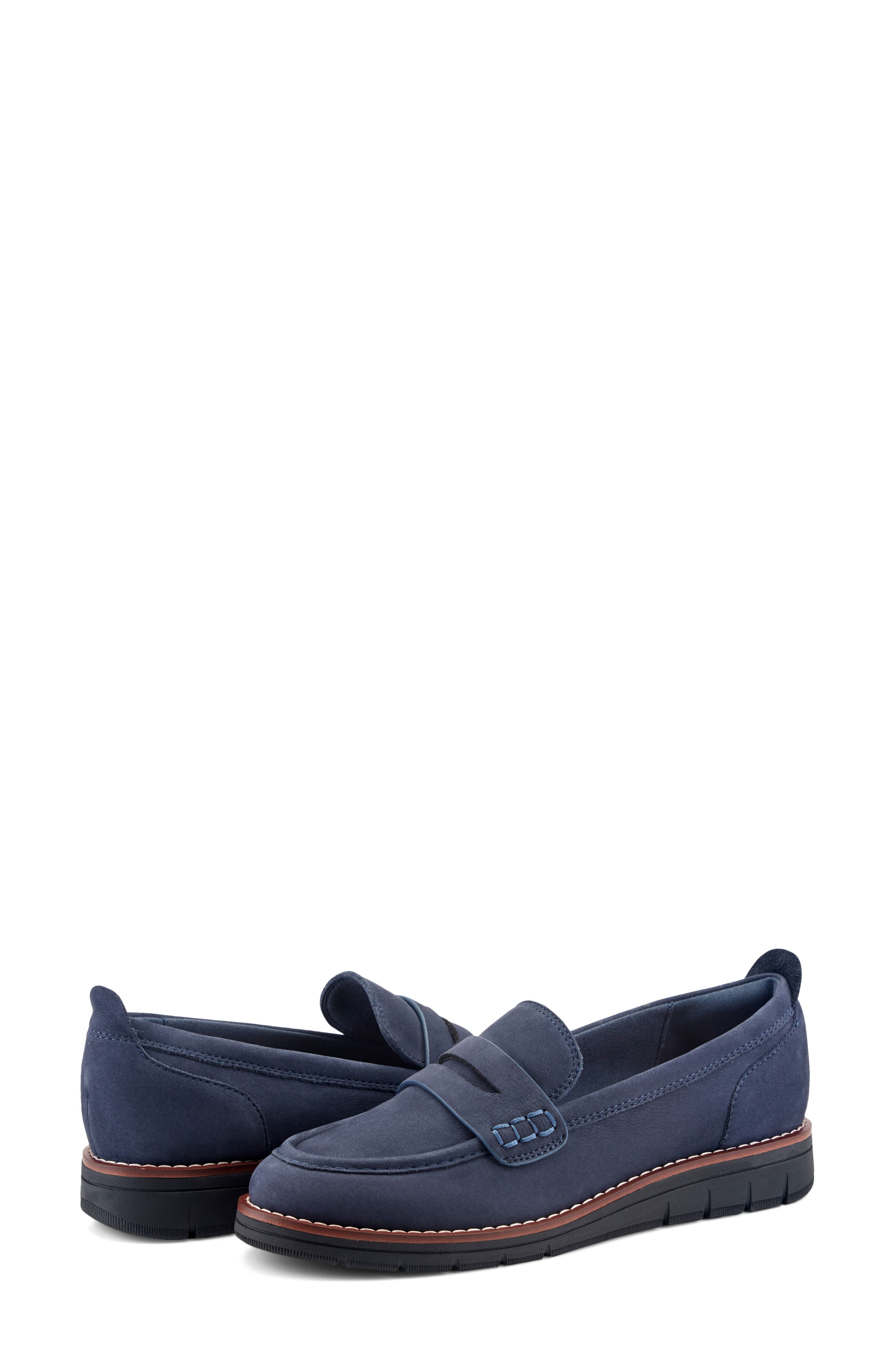 Adalee Penny Loafer, Alternate, color, DARK BLUE