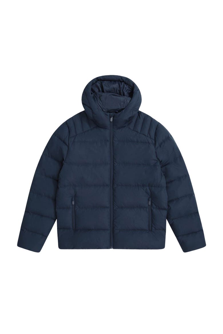 Tech Down Midweight Jacket, Main, color, Navy