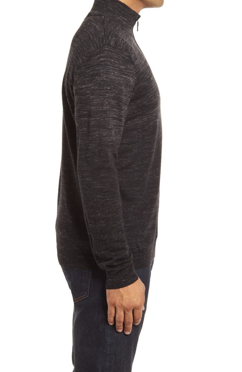 Bugatchi Merino Wool Blend Quarter Zip Sweater, Alternate, color,